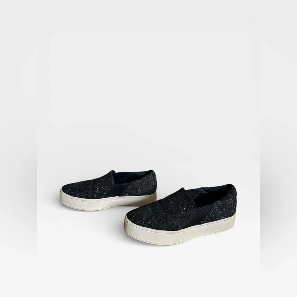 Vince Warren Platform Slip On Sneaker Navy